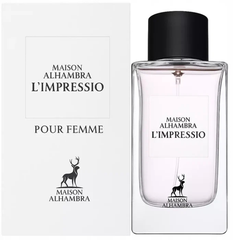 Maison Alhambra L’Impressio Pour Femme EDP 100ML available at Luca Perfumes Qatar – elegant women’s fragrance perfume in Qatar
