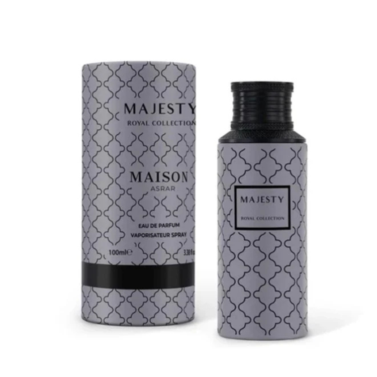 Maison Asrar Majesty Eau De Parfum 100ML available at Luca Perfumes Qatar – luxurious premium fragrance perfume in Qatar
