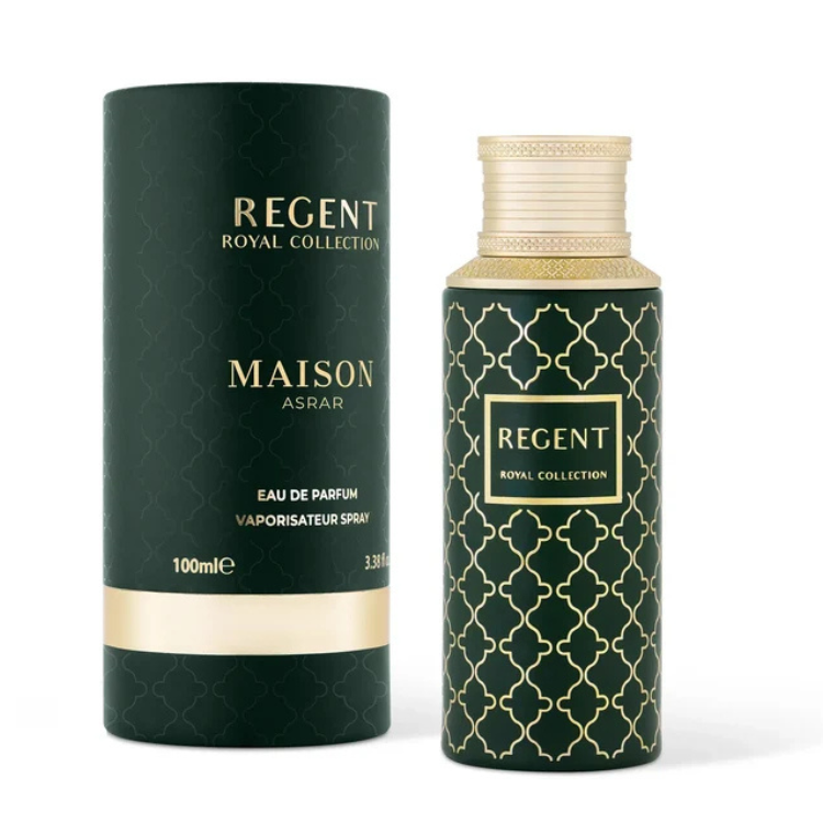 Maison Asrar Regent EDP 100ML available at Luca Perfumes Qatar – premium unisex fragrance perfume in Qatar
