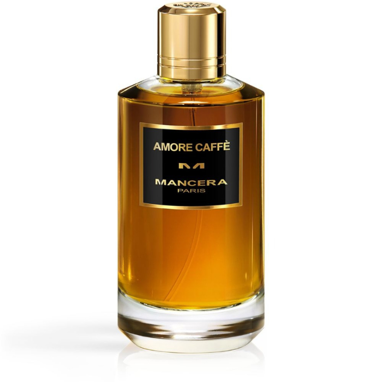 Mancera Amore Caffè Eau de Parfum, Amore Caffè perfume bottle, Mancera Paris niche fragrance, coffee vanilla perfume, gourmand luxury fragrance, unisex perfume 120 ml, long lasting EDP, French niche perfumery