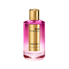Mancera Roses Greedy Eau de Parfum, Roses Greedy perfume bottle, fruity rose fragrance, Mancera Paris niche perfume, sweet floral gourmand scent, unisex luxury perfume, long lasting EDP 120 ml