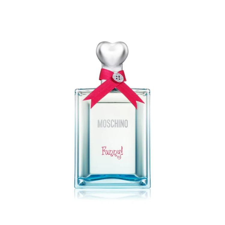Buy Moschino Funny! Eau de Toilette 100ml 100ML EDT in Qatar, playful women perfume, fresh scent, best price Doha.
