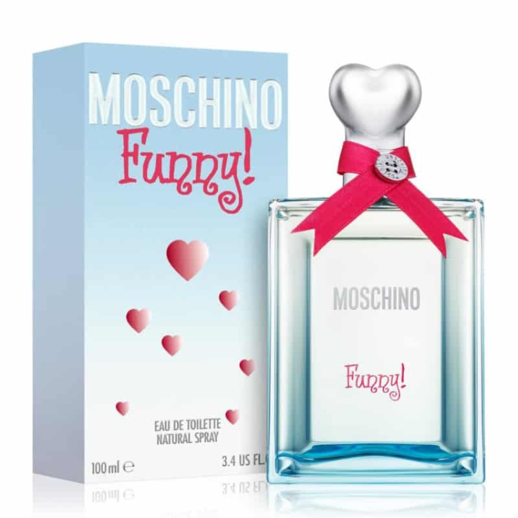 Buy Moschino Funny! Eau de Toilette 100ml 100ML EDT in Qatar, playful women perfume, fresh scent, best price Doha.
