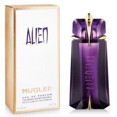 Buy Mugler Alien Eau de Parfum 90ml 90ML EDP in Qatar, bold women perfume, long lasting scent, best price Doha.
