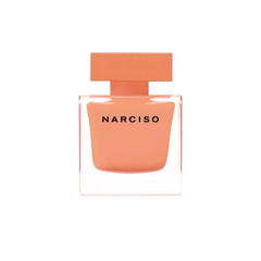 Narciso Rodriguez Narciso Ambrée 90 ml Eau de Parfum in a rounded glass bottle with a minimalist design and warm amber-toned fragrance inside.

