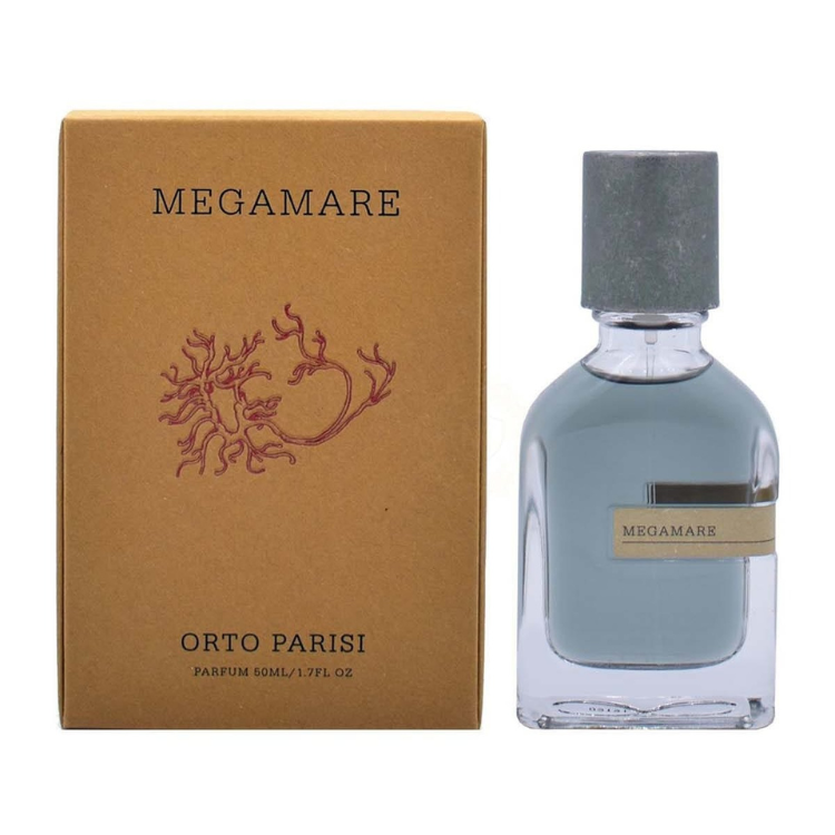 Orto Parisi Megamare 50 ML Parfum original niche fragrance for men and women available at Luca Perfumes Qatar – long-lasting marine woody scent in Doha Qatar
