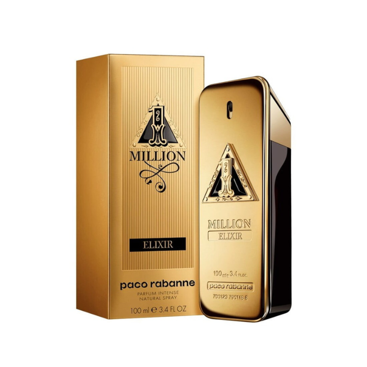 Paco Rabanne 1 Million Elixir 100ml Parfum Intense perfume with rich warm spicy scent, original fragrance in Qatar
