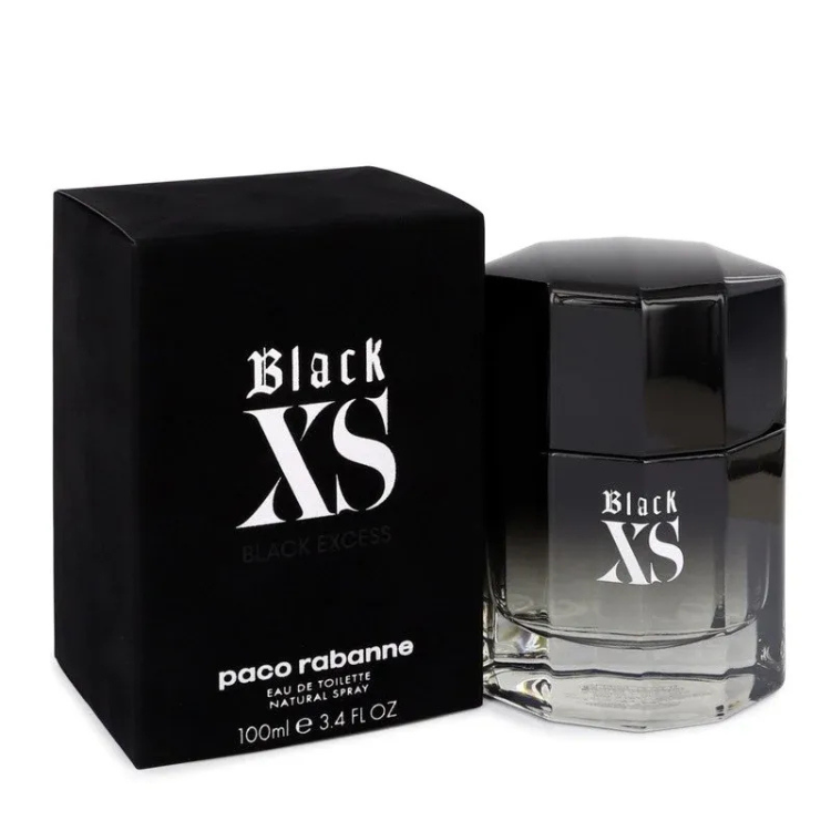 Paco Rabanne Black XS Man 100ml EDT perfume with warm spicy woody scent, original fragrance in Qatar
