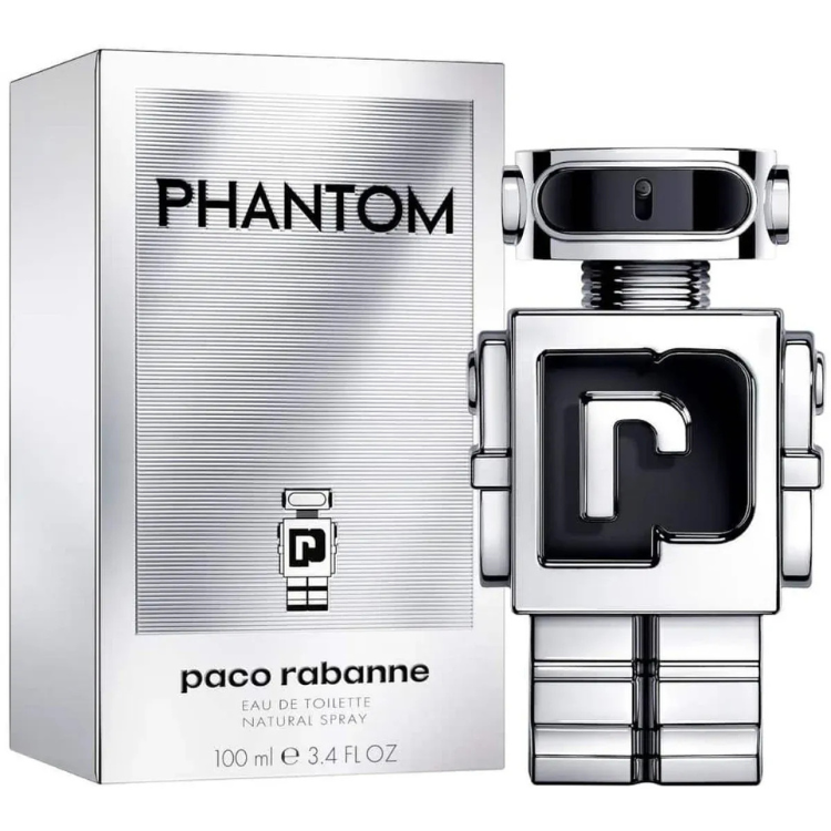 Paco Rabanne Phantom 100ml EDT perfume with fresh aromatic citrus scent, original fragrance in Qatar
