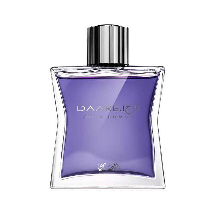 Rasasi Daarej Pour Homme Eau De Parfum 100ML at Luca Perfumes Qatar – warm spicy and woody men’s fragrance available in Qatar with fast delivery.
