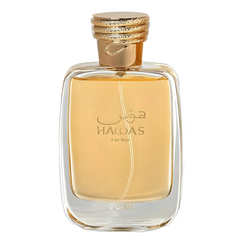 Rasasi Hawas For Her Eau De Parfum 100ML at Luca Perfumes Qatar – elegant fruity and floral women’s fragrance available in Qatar with fast delivery.
