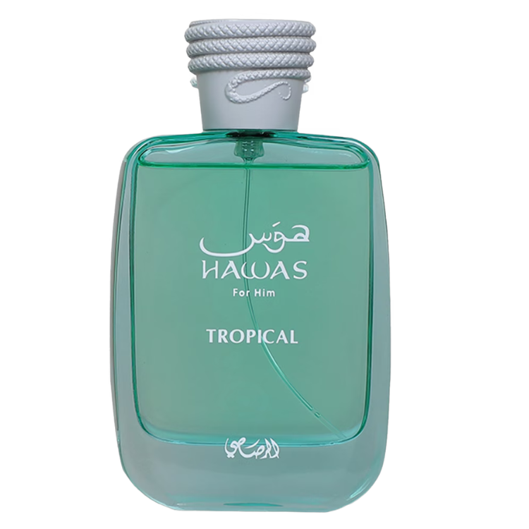 Rasasi Hawas Tropical for Him EDP 100ML available at Luca Perfumes Qatar – fresh tropical men’s fragrance perfume in Qatar
