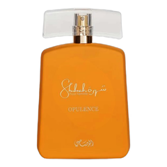 Rasasi Shuhrah Pour Femme Opulence Eau De Parfum 100ML at Luca Perfumes Qatar – luxurious floral and oriental women’s fragrance available in Qatar with fast delivery.
