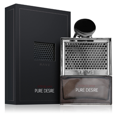 Rave Pure Desire Intense Man EDP 100ML available at Luca Perfumes Qatar – bold, intense men’s fragrance perfume in Qatar.