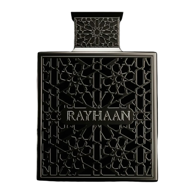 Rayhaan Obsidian EDP 100ML available at Luca Perfumes Qatar – luxury dark fragrance perfume in Qatar
