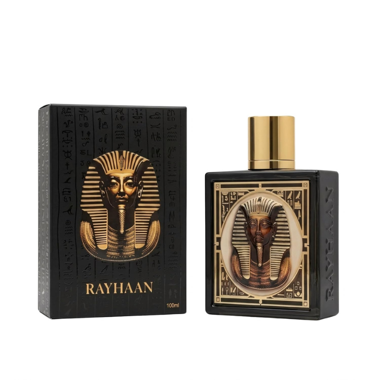 Rayhaan Pharaoh Eau de Parfum 100ML available at Luca Perfumes Qatar – premium branded fragrance perfume in Qatar
