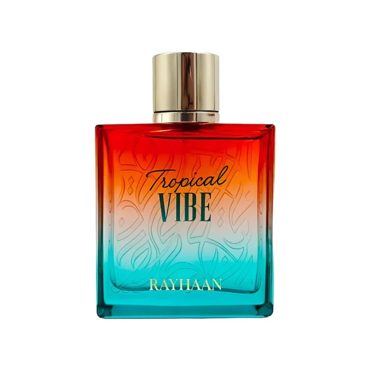 Rayhaan Tropical Vibe Eau de Parfum 100ML available at Luca Perfumes Qatar – fresh tropical fragrance perfume in Qatar
