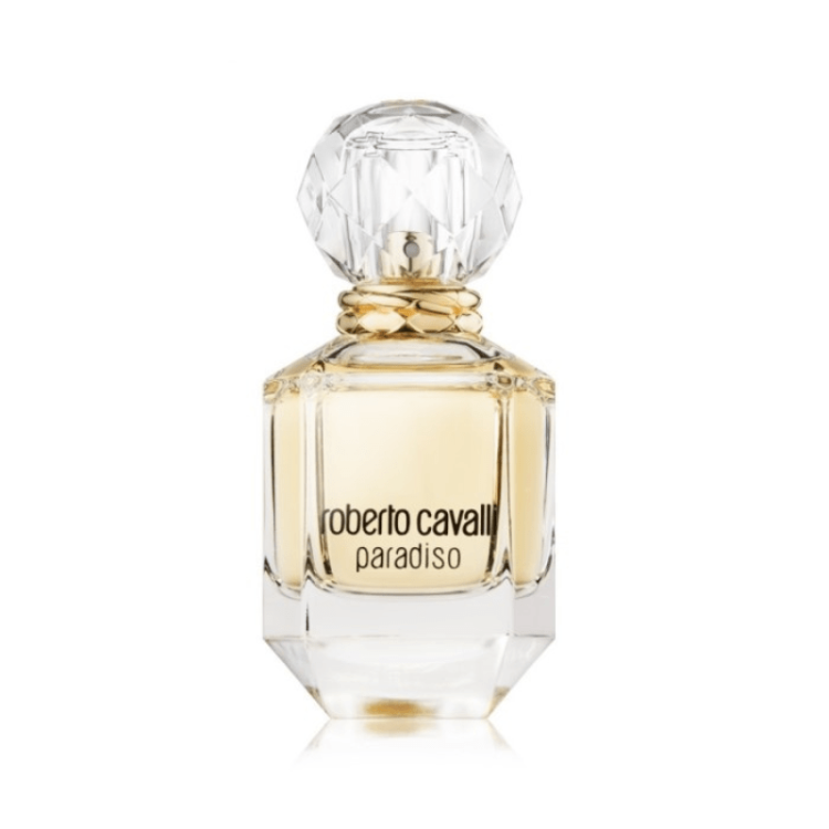 “Roberto Cavalli Paradiso 75ml EDP perfume with fresh floral woody scent, original fragrance in Qatar”
