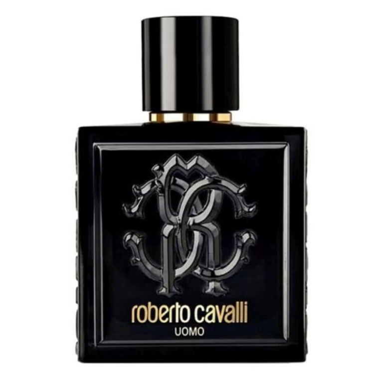 Roberto Cavalli Uomo 100ml EDT perfume with warm sweet woody scent, original fragrance in Qatar
