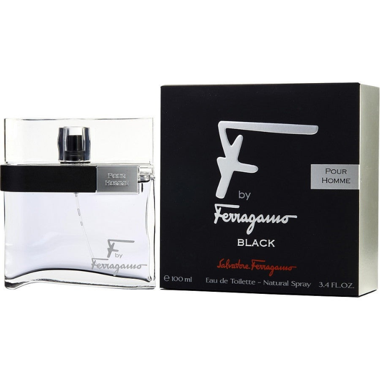 Salvatore Ferragamo Black 100 ML EDT original women’s perfume available at Luca Perfumes Qatar – bold woody floral fragrance in Doha Qatar
