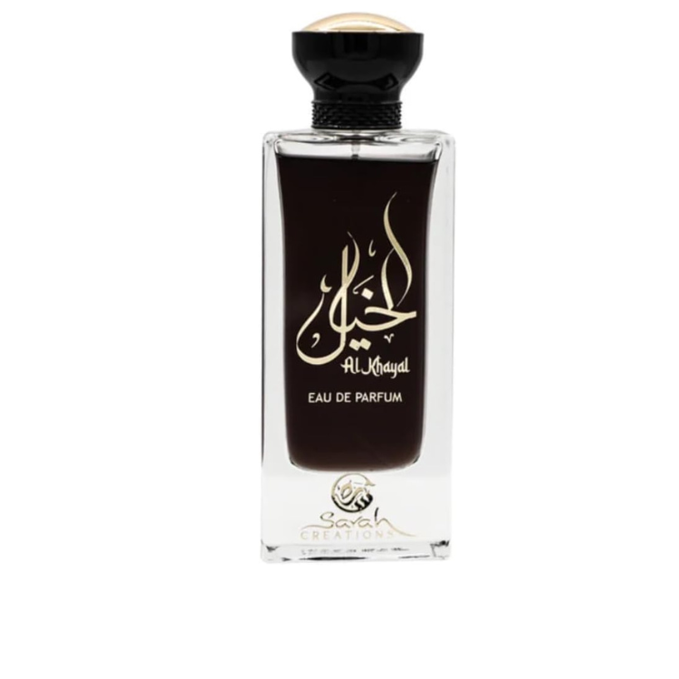 Sarah Creations Al Khayal 100 ML EDP at Luca Perfumes Qatar, original unisex Arabic perfume with bergamot, saffron, rose, amber, sandalwood, musk and oud notes available in Doha, Qatar with fast delivery.