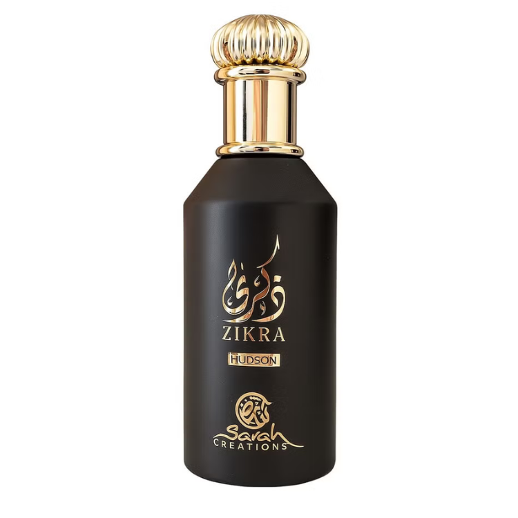 Sarah Creations Zikra Hudson 100 ML EDP at Luca Perfumes Qatar, original unisex perfume with blackcurrant, saffron, rose, patchouli and amber notes available in Doha, Qatar with fast delivery.
