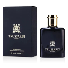 Trussardi Uomo 100 ML EDT original men’s perfume available at Luca Perfumes Qatar – fresh aromatic woody fragrance in Doha Qatar
