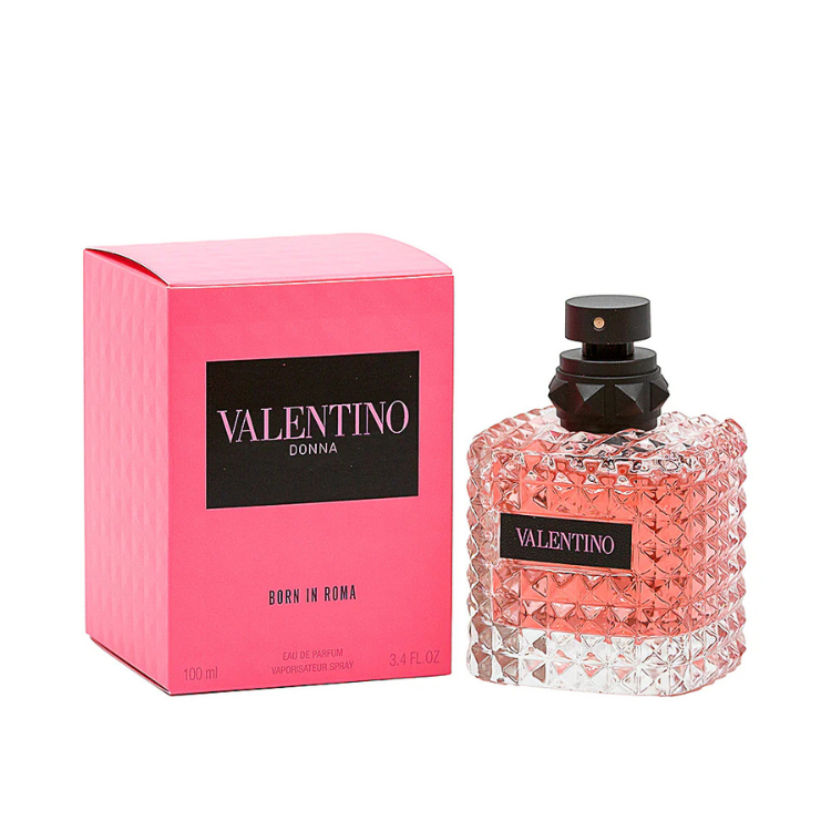 Valentino Donna Born In Roma 100 ML EDP original women’s perfume available at Luca Perfumes Qatar – modern floral woody fragrance in Doha Qatar
