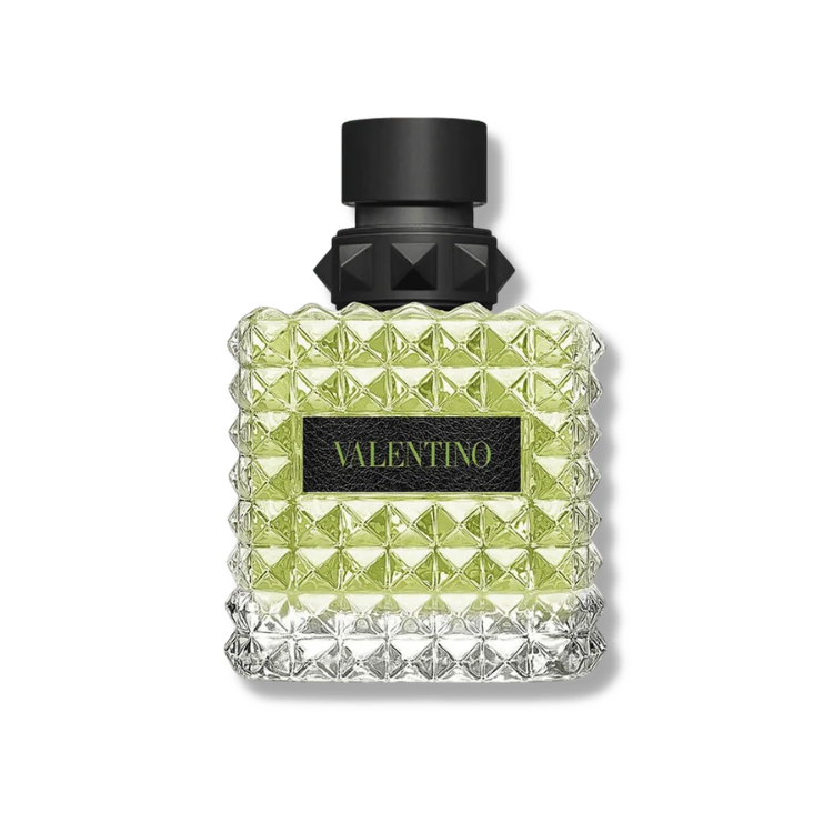 Valentino Donna Born In Roma Green Stravaganza 100 ML EDP original women’s perfume available at Luca Perfumes Qatar – fresh green floral fragrance in Doha Qatar
