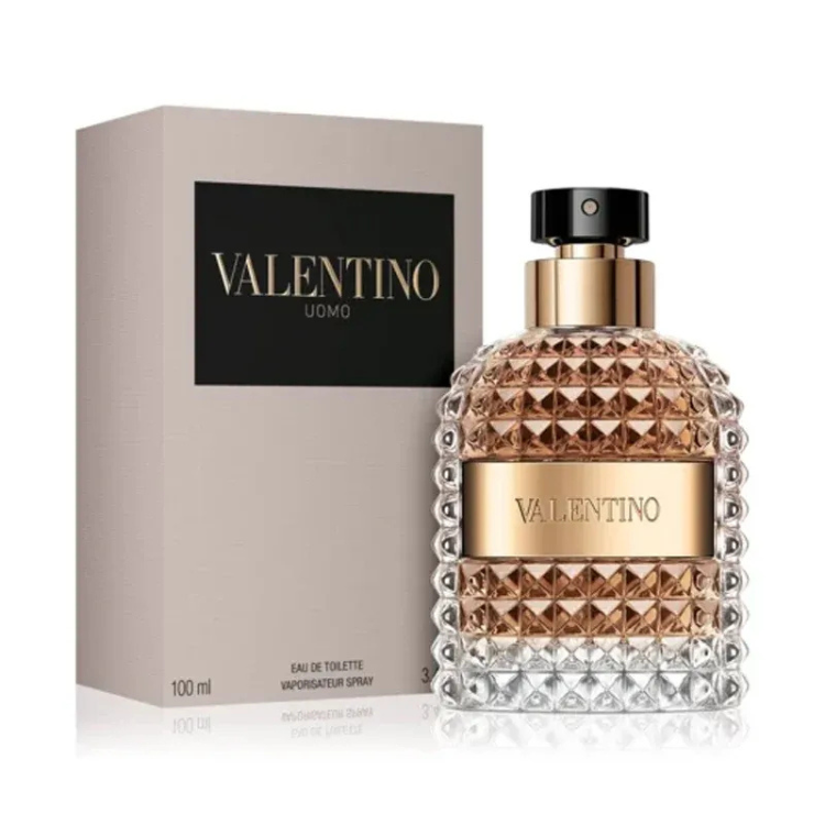 Valentino Uomo 100 ML EDT original men’s perfume available at Luca Perfumes Qatar – elegant woody fragrance for men in Doha Qatar
