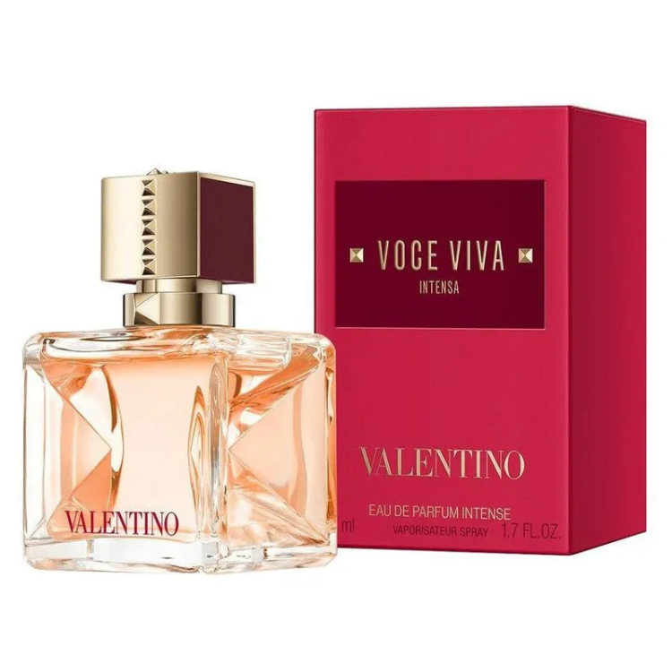 Valentino Voce Viva Intense 100 ML EDP Intense original women’s perfume available at Luca Perfumes Qatar – rich long-lasting floral fragrance in Doha Qatar
