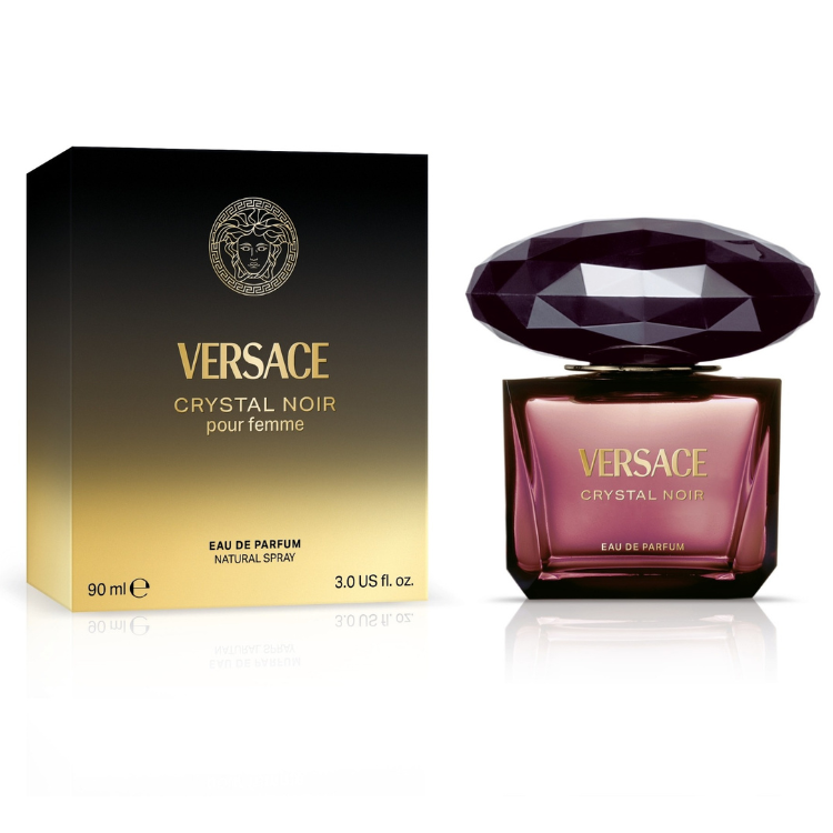 Versace Crystal Noir 90ml EDP perfume with rich warm floral scent, original fragrance in Qatar