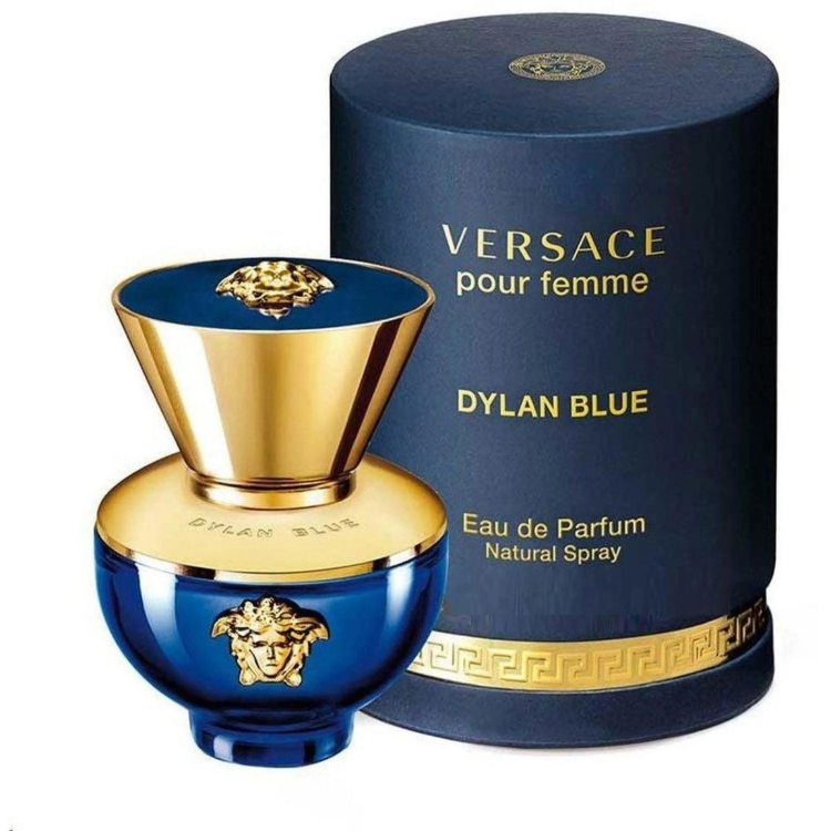 “Versace Dylan Blue 100ml EDP perfume with fresh fruity floral scent, original fragrance in Qatar”
