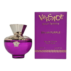 “Versace Dylan Purple 100ml EDP perfume with fresh fruity floral scent, original fragrance in Qatar”
