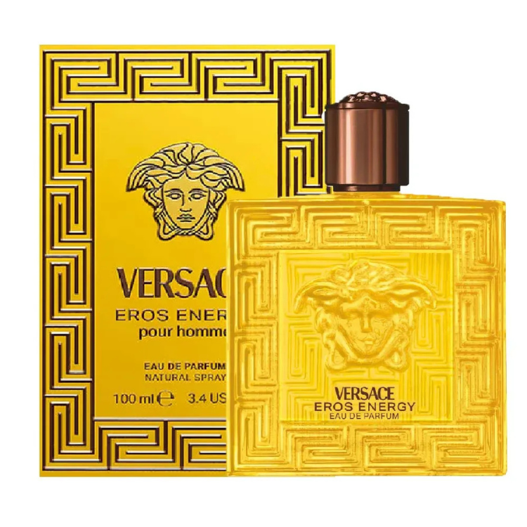 “Versace Eros Energy Pour Homme 100ml EDP perfume with fresh citrus woody scent, original fragrance in Qatar”

