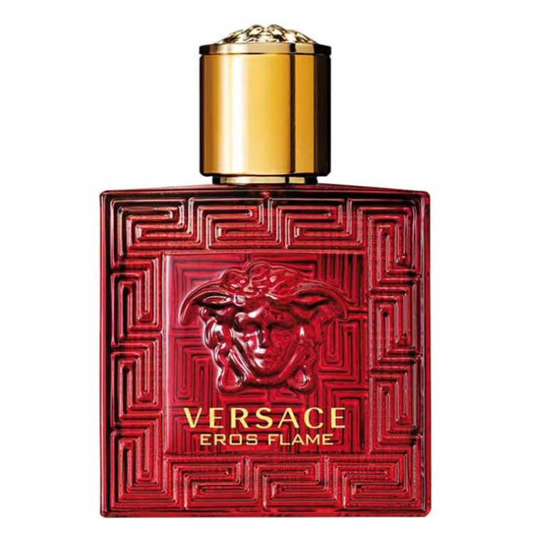 “Versace Eros Flame 100ml EDP perfume with warm spicy woody scent, original fragrance in Qatar”
