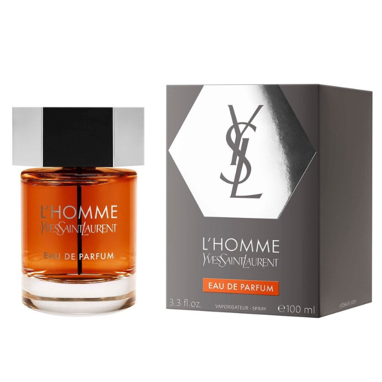 YSL L’Homme 100ml EDP perfume with rich woody spicy scent, original fragrance in Qatar
