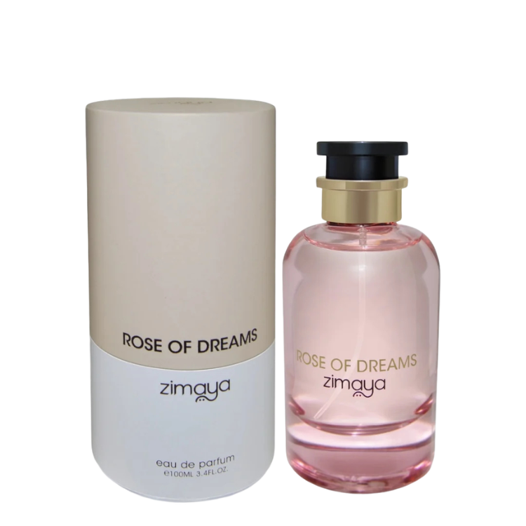 Zimaya Rose of Dreams EDP 100ML available at Luca Perfumes Qatar – luxurious rose fragrance perfume in Qatar
